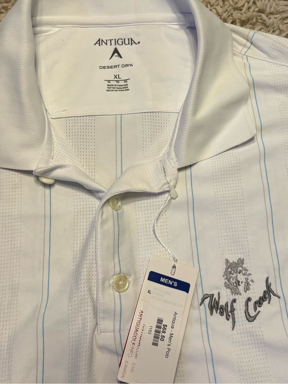 Wolf Creek Golf Club Polo Brand New with tags size XL